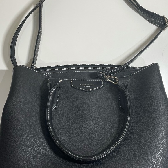Black Green David Jones Paris Medium Shoulder bag - Picture 6 of 8
